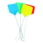 Rubber Fly Swatter, Assorted Colours
